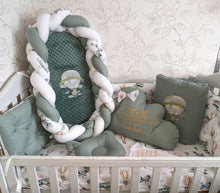 Load image into Gallery viewer, Luxury baby bedding cotton
140x70 personalised by embroideryLuxury baby bedding cotton
