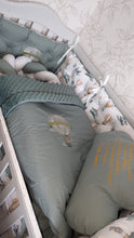 Load image into Gallery viewer, Luxury baby bedding cotton
140x70 personalised by embroideryLuxury baby bedding cotton