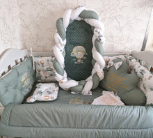 Load image into Gallery viewer, Luxury baby bedding cotton
140x70 personalised by embroideryLuxury baby bedding cotton