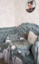 Load image into Gallery viewer, Luxury baby bedding cotton
120*60 personalised by embroidery