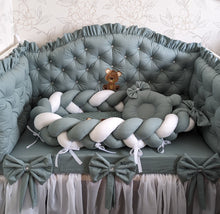 Load image into Gallery viewer, Luxury baby bedding cotton
120*60 personalised by embroidery