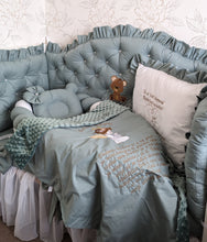 Load image into Gallery viewer, Luxury baby bedding cotton
120*60 personalised by embroidery