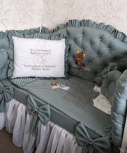 Load image into Gallery viewer, Luxury baby bedding cotton
120*60 personalised by embroidery