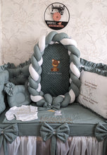 Load image into Gallery viewer, Luxury baby bedding cotton
120*60 personalised by embroidery