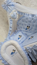 Load image into Gallery viewer, Luxury baby bedding 120*60 personalised by embroidery, 100% cotton
