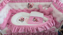 Load image into Gallery viewer, Luxury baby bedding 120*60 personalised by embroidery, 100% cotton