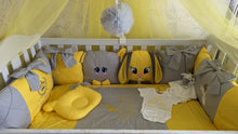 Load image into Gallery viewer, Luxury baby bedding 120x60, personalised by embroidery