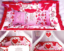 Load image into Gallery viewer, Luxury baby bedding duble face, 120x60 by embroidery
100%Cotton