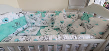 Load image into Gallery viewer, Luxury baby bedding 120x60 personalised by embroidery