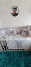 Load image into Gallery viewer, Luxury baby bedding 120x60, duble face.. 100% cotton ,personalised by embroidery