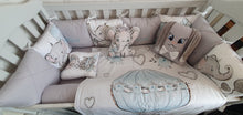 Load image into Gallery viewer, Luxury baby bedding 120x60, duble face.. 100% cotton ,personalised by embroidery