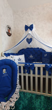 Load image into Gallery viewer, Luxury baby bedding 120x60 personalised by embroidery, 100% cotton