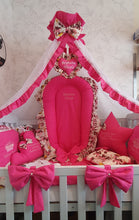 Load image into Gallery viewer, Baby bedding 90X50 personalised by embroidery