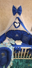 Load image into Gallery viewer, Luxury baby bedding 140x70 personalised by embroidery, 100% cotton