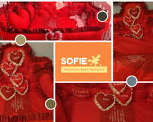 Load image into Gallery viewer, Luxuria baby bedding 120x60, twins
100% cotton , personalized by embroidery and vinyl