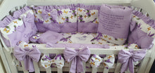 Load image into Gallery viewer, Luxury baby bedding 140x70, personalised by embroidery 
