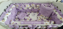 Load image into Gallery viewer, Luxury baby bedding 140x70, personalised by embroidery 
