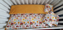 Load image into Gallery viewer, Toddler sheets cot 140x70 100% cotton and dimple minky 

