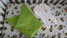 Load image into Gallery viewer, Baby bedding personalised by embroidery
