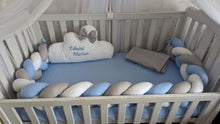 Load image into Gallery viewer, Baby bedding 120*60
100% cotton personalised by embroidery
