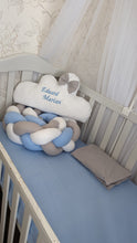 Load image into Gallery viewer, Baby bedding 120*60
100% cotton personalised by embroidery
