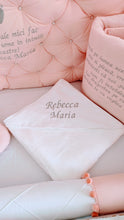 Load image into Gallery viewer, Luxury baby bedding 120x60 personalised by embroidery, 100% cotton
