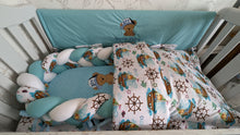 Load image into Gallery viewer, Baby bedding 120*60
100% cotton and dimple minky personalised

