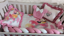 Load image into Gallery viewer, Baby bedding 120*60 , 100%cotton and dimple minky
