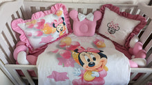 Load image into Gallery viewer, Baby bedding 120*60 , 100%cotton and dimple minky
