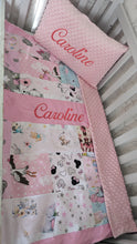 Load image into Gallery viewer, Memory quilt and pillow
140*100 personalised by embroidery
