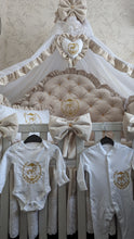 Load image into Gallery viewer, Luxury baby bedding velvet and cotton
140x70 personalised by embroidery
