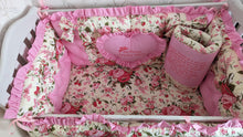 Load image into Gallery viewer, Luxury baby bedding cotton
140x70 personalised by embroidery
