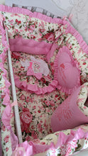 Load image into Gallery viewer, Luxury baby bedding cotton
140x70 personalised by embroidery
