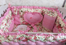 Load image into Gallery viewer, Luxury baby bedding cotton
140x70 personalised by embroidery
