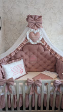 Load image into Gallery viewer, Luxury baby bedding 100% cotton
140x70 personalised by embroidery
