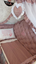 Load image into Gallery viewer, Luxury baby bedding 100% cotton
140x70 personalised by embroidery

