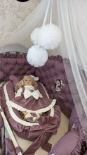 Load image into Gallery viewer, Luxury baby bedding 100*50 personalised by embroidery, 100% cotton

