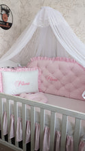 Load image into Gallery viewer, Luxury baby bedding cotton 

 140x70 personalised by embroidery
