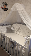 Load image into Gallery viewer, Luxury baby bedding cotton 

 140x70 personalised by embroidery
