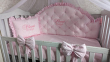 Load image into Gallery viewer, Luxury baby bedding cotton
140x70 personalised by embroidery
