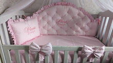 Load image into Gallery viewer, Luxury baby bedding cotton
140x70 personalised by embroidery
