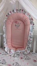 Load image into Gallery viewer, Baby nest personalised by embroidery
