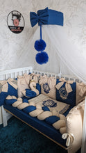 Load image into Gallery viewer, Luxury baby bedding 140*70 personalised by embroidery
