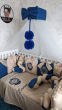 Load image into Gallery viewer, Luxury baby bedding 140*70 personalised by embroidery

