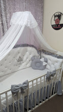 Load image into Gallery viewer, Luxury baby bedding cotton
140x70 personalised by embroidery
