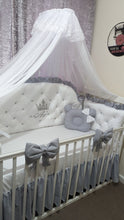 Load image into Gallery viewer, Luxury baby bedding cotton
140x70 personalised by embroidery

