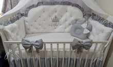 Load image into Gallery viewer, Luxury baby bedding cotton
140x70 personalised by embroidery
