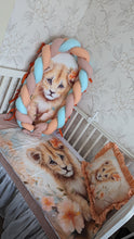 Load image into Gallery viewer, Baby nest with braided bumper
Blanket and pillow
