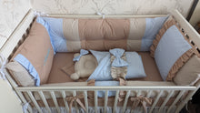 Load image into Gallery viewer, Luxury Baby bedding 120x60 100% cotton personalized by embroidery
