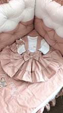 Load image into Gallery viewer, Luxury baby bedding 100*50 personalised by embroidery, 100% cotton
